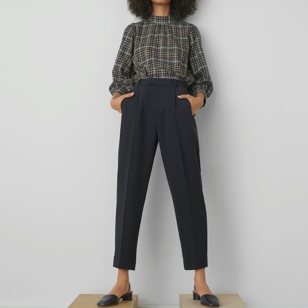 Everlane The Put-Together Pleat Pant Black 00